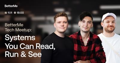 Backend Meetup: Systems You Can Read, Run & See Backend Meetup: Systems You Can Read, Run & See